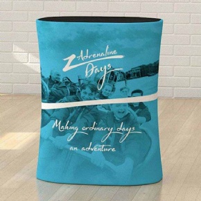 Trade Show Pop-Up Foldable Table Aluminum Frame Customizable Size Digital Full Color Printing Portable Desk for Events