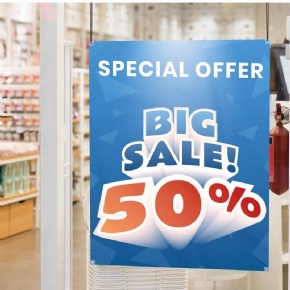 Custom Indoor Ceiling Hanging Banner Printed Vinyl Polyester Banners Insurance Education Promotional Business Gifts