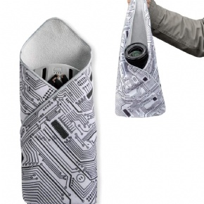 Custom Wrap Magic Self-Adhesive Cloth Protective Camera Wrapper Washable Cloth Compatible with Camera Lens Laptop Smartphone