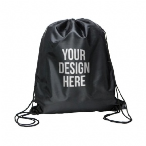Drawstring Bag 420D Polyester Rope Bag Pulling Nylon Oxford Pocket Sack Cinch Tote Gym Storage Backpack