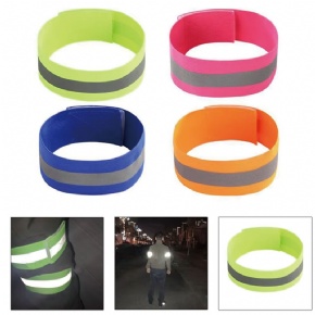 Neon Color Safety Reflective Elastic Tape High Vis Spandex Webbing for Cycling Ankle Band